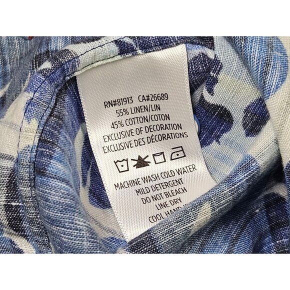 Robert Graham Cul De Sack Short Sleeve Shirt Men's XL Colorful Floral Tropical - Picture 8 of 13